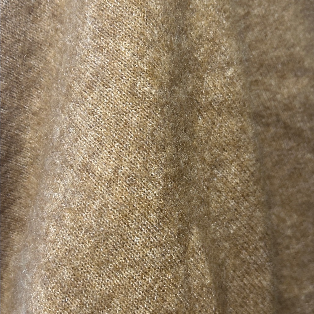 Sezane Tan Button-Detail Crew Neck Sweater - Picture 12 of 15
